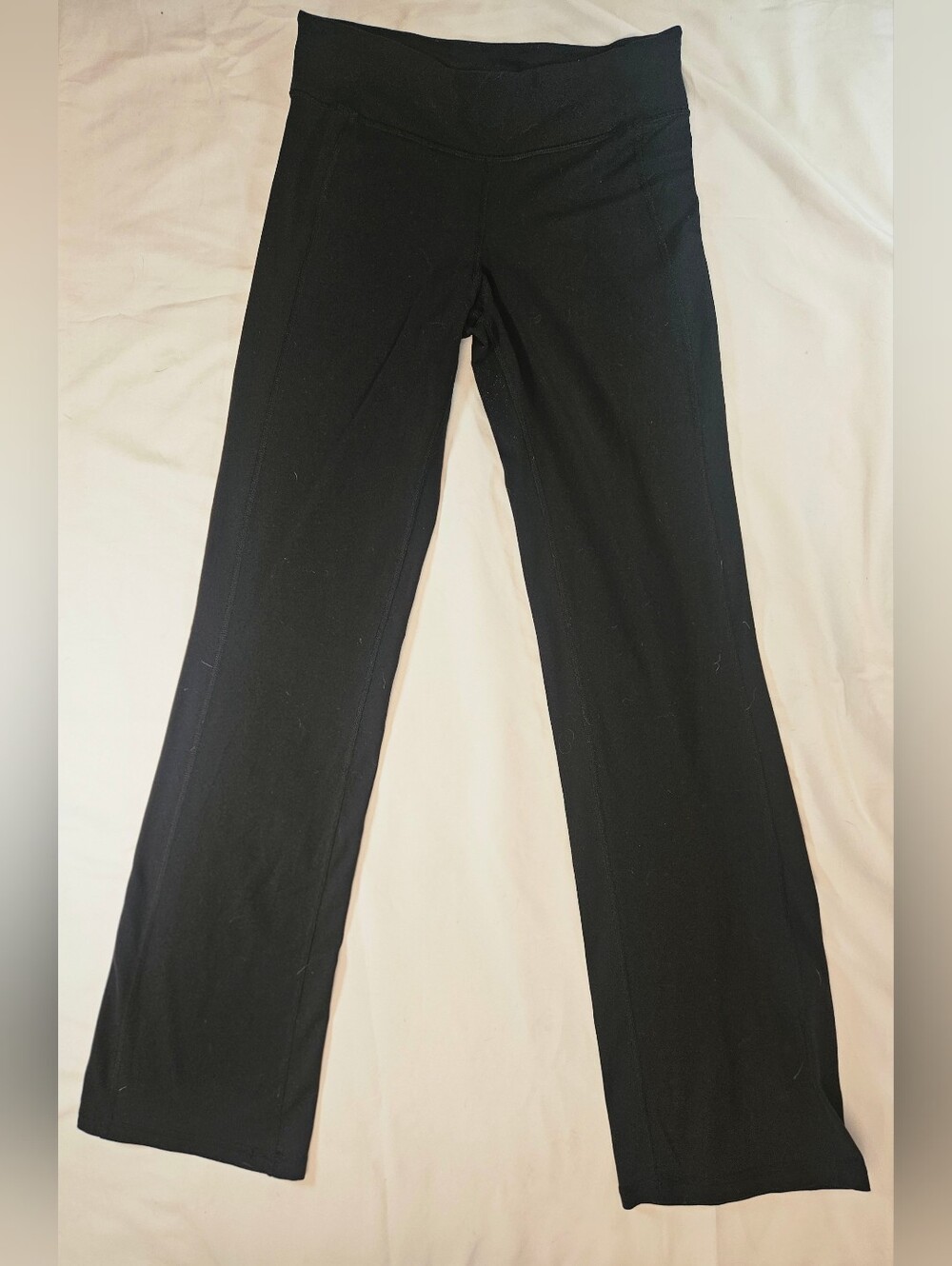 Champion Womens Black Pull On Elastic Waist Bootcut Legging Pants Size XS